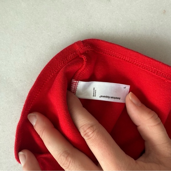 American Apparel Red Mini Pencil Skirt Night Out - Picture 3 of 3